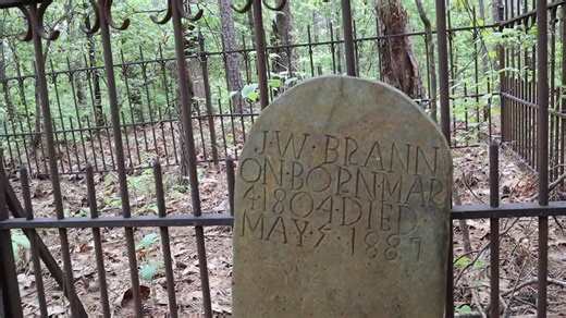 A backwards letter on a 150-year-old grave marker haunted him since childhood