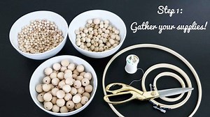 I finally posted the tutorial for how I made my DIY wood bead chandelier. It's a fun project! The video gives you the overview. Check out the blog post for the full tutorial: http://www.designertrapped.com/diy-chandelier-from-wood-beads/ | Tasha - Kaleidoscope Living Blog