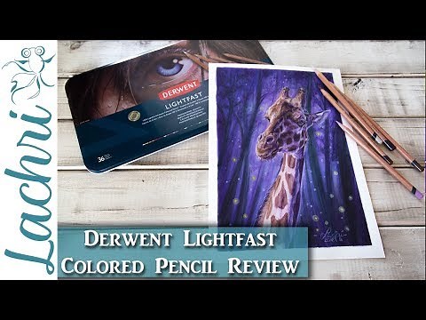 Derwent Lightfast Colored Pencil Review & Tips - Lachri