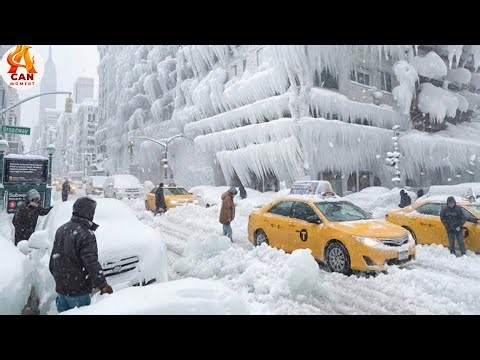 Urban Winter Nightmares Caught on Camera #6 - Extreme Dangerous Plow Truck Fails