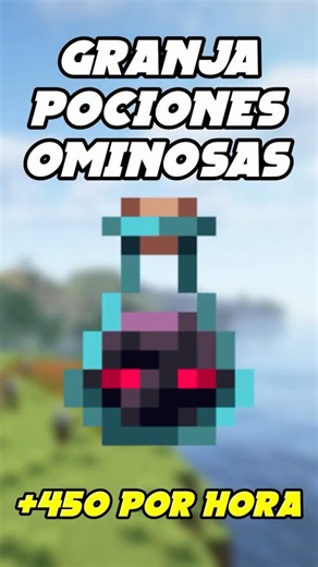 Fácil GRANJA POCIONES MAL PRESAGIO INFINITAS - 26.1 en menos de 4 minutos #Minecraft #tutorial