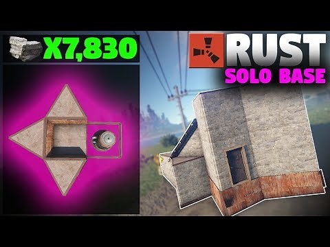CHEAPEST Small SOLO Base Design | (Compact) Rust Base Building