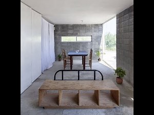 MODERN CONCRETE BLOCK HOUSE WITH LOW BUDGET AND FEASIBLE LIVING SPACE CONCEPT