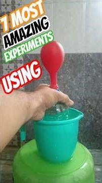 7 Mind-Blowing Balloon Experiments in 1 Video! 🎈 Balloon Physics Compilation #physics #physicsfun