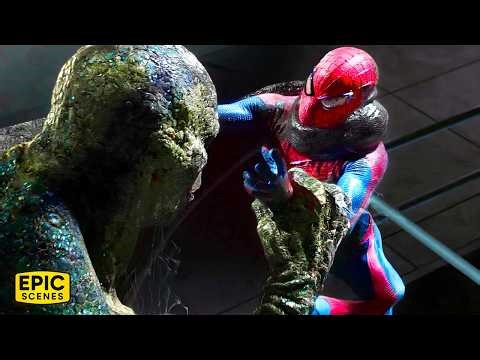 Spider-Man vs The Lizard Final Fight Scene - The Amazing Spider-Man