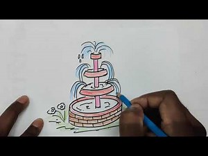 How to draw fountain