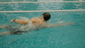 Athletic Man Swim Freestyle Swimming Pool Stock Footage Video (100% Royalty-free) 3476313959 | Shutterstock