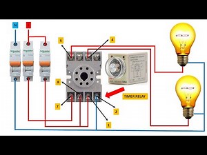 8 pin timing relay wiring connection method