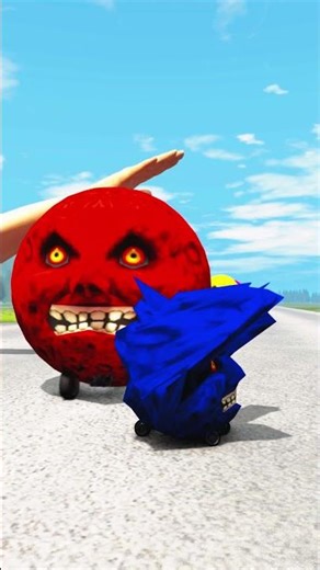 Giant Evil Lemon vs Giant Hand – Who Will Win? 🍋✋ | BeamNG Drive