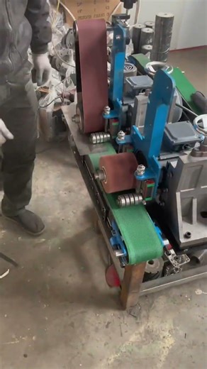 Belt Surface Polishing & Deburring Machine for Stamped and Laser Cut Parts