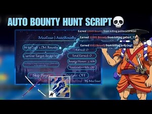 Best Blox Fruit Auto Bounty Hunt Script | Auto Skip Players, Auto Bounty Hunt, Auto Hunt 30M Bounty