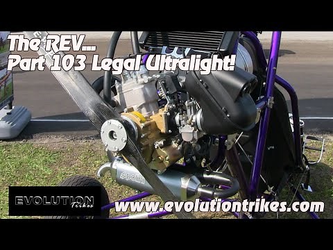 REV, Part 103 Legal Weight Shift Ultralight Trike, Evolution Trikes