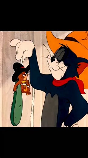 Cartoon comedy | Jerry's cousin in the Labor Party 1951.02 Tom and Jerry The short "cousin of ushiri" is the muscles of the mouse, a Tricky, a streetwise... | Instagram
