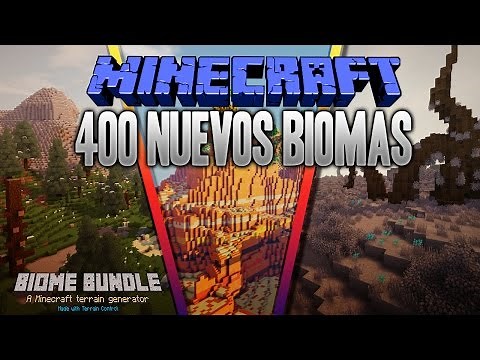 OVER 400 NEW BIOMES AND 1700 STRUCTURES | TERRAIN CONTROL MOD: BIOME BUNDLE | MINECRAFT 1.10