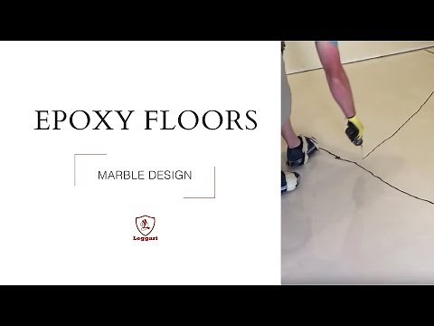 Marble Floor in Metallic Epoxy
