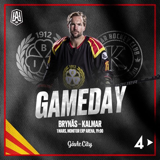 1.7K views · 362 reactions | GAMEDAY!  HockeyAllsvenskan omgång 50  Kalmar HC ️ Monitor ERP Arena ⏰ 19:00  TV4 Sport Live 2/TV4 Play ️ https://bit.ly/bifkhc1-3 | Brynäs IF | Facebook