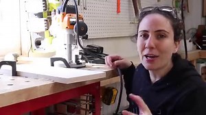 Small cross-cut sled with adjustable fence, extension wing and bevel feature!