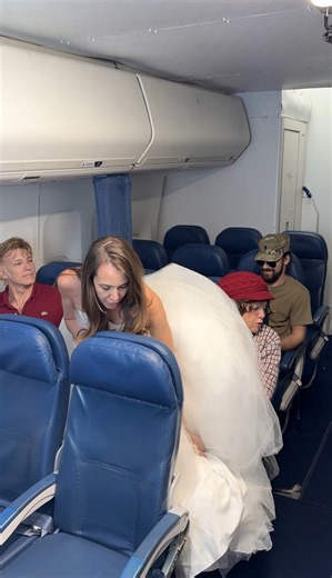 3.3K views · 11 reactions | Woman fight over wedding dress on airplane  | Sara L | Facebook