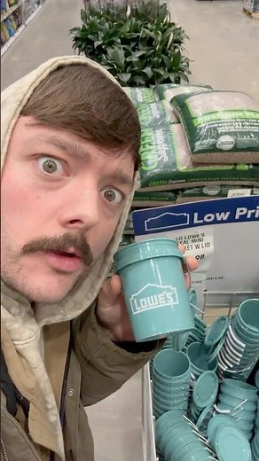 Lowe’s Mini Teal Buckets