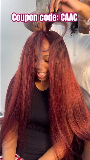 Middle Part Leave Out Blended❤️Coppers Red Hair Quick Weave Tutorial Ft.#ulahair