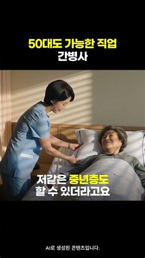 50대 주부도 시작할 수 있는 직업? 고령화 시대 속 뜨는 유망 직종, 간병사!
