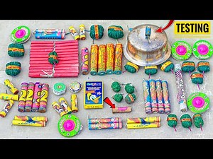 Different Types Of Patakhe Testing Video | Crackers Power Testing | Diwali Fireworks Expiremant