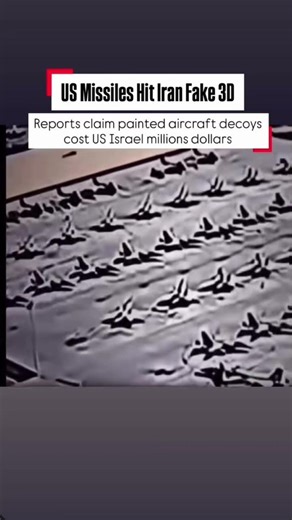 Iran Tricks U.S. & Israel With Fake Fighter Jets? Painted Decoys Reportedly Hit by Missiles