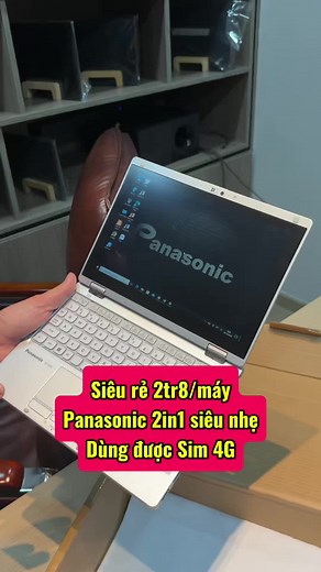 Laptop Panasonic 2in1 Siêu Bền, Giá Chỉ 2 Triệu