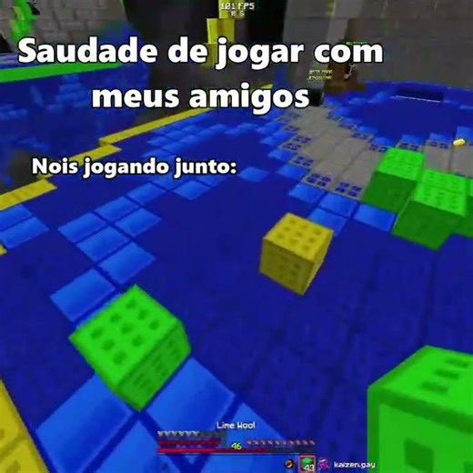 Saudade #minecraft #bedwars #hypixel #jogueminecraft #jogandomine #memes #funnymoments