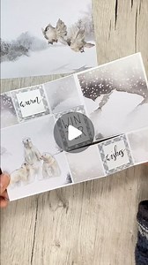 Katharina Tarta Crafts on Instagram: "Who would’ve thought that making a card that looks this elaborate is that easy to make? 😉 I‘ve seen this card shape at @lisasstampstudio and just had to recreate it! Go check out her step cards too, they all look amazing! Also for anyone wondering why I put a second set of polar bears on top of the design paper with the polar bears: It‘s for dimension 😉 It might not make a huge difference on screen, but trust me it really elevates the card in real live 😊 
