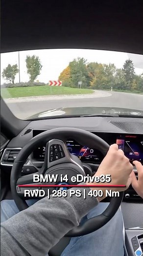 That Moment You Almost Drift 🫣😅 - BMW i4 eDrive35