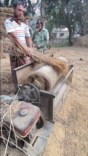How to Make a Rice Thresher Machine at home with skills farmers