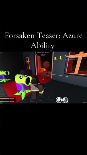 NEW LEAKED AZURE ABILITY IN FORSAKEN NEW UPDATE! 😱 #forsaken #roblox #update