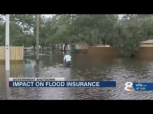Government shutdown stops flood insurance amid hurricane risk