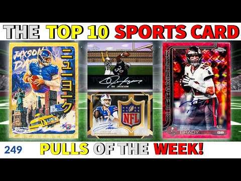2025 TOPPS CHROME FOOTBALL RELEASE WEEK! 🚨 | Top 10 Sports Card Pulls of the Week 💥