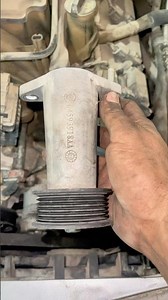 Idler pulley bracket replacement #automobile #mechanic #engineblock #automotivetools #diy