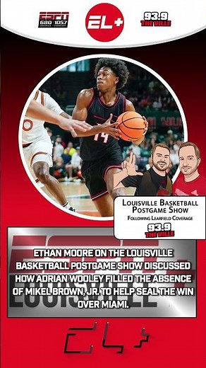 Louisville Basketball's Adrian Wooley STEPPED UP in absence of Mikel Brown Jr To Seal Win vs Miami