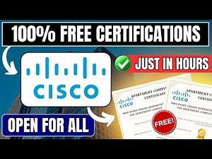 🔴CISCO Free Courses With Certificates - 2026 | Free Courses by Cisco With Certificates 🔥