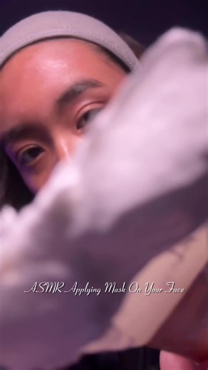 Self-Care ASMR: Relaxing Whitening Mask Application