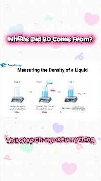 Find Liquid Density Fast 🔥 (230 − 150 = ?!)