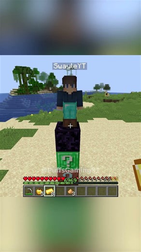 Lucky Block Puff 1V1 #minecraft #shorts