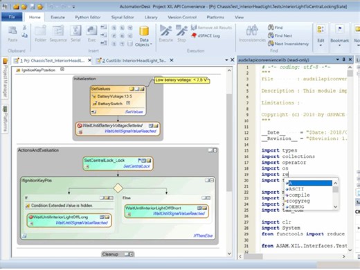 dSPACE_AutomationDesk（图形化的自动化测试软件）