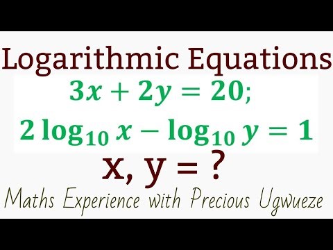 Logarithms: How to Solve Logarithmic Equations