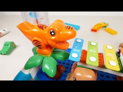 Fun Learning Toys | Marble Run Race, Wave Slide, Animals & LEGO Dinosaurs for Kids 🦖✨