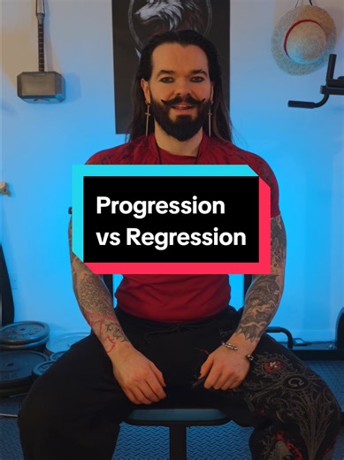 Progressing an exercise vs regressing one? Whats the difference? and is it always that straight forward? Check it out 💪 #fitness #gym #beorcfitness #personaltrainer #motivation