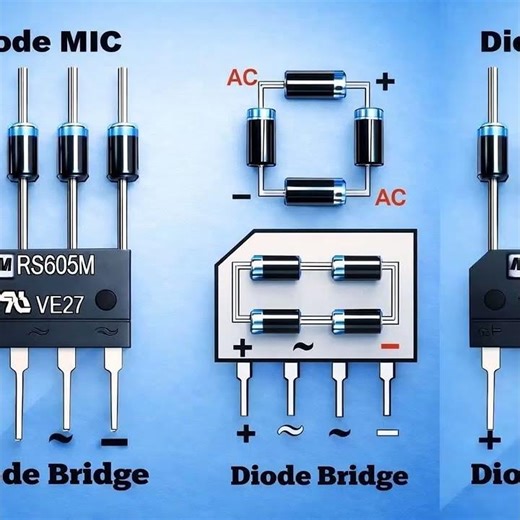 how to make bridge rectification with 4 diodes full wave rectification