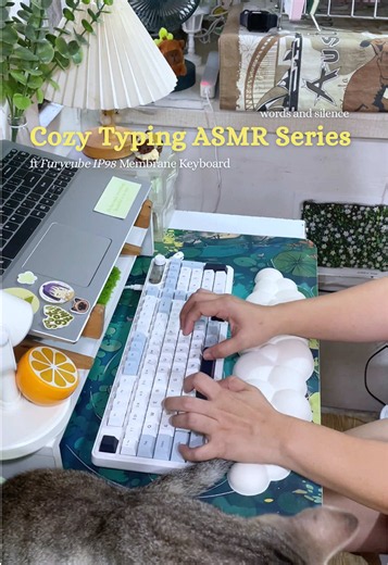 Furycube IP98 Membrane Keyboard Typing ASMR — Cozy Session