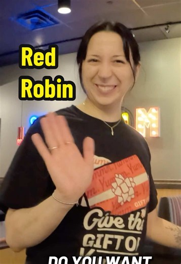Henry has a great time at Red Robin talking with our waitress Alyssa! He does his own orders to practice his communication skills. #restaurant #food #personality #independance #autism