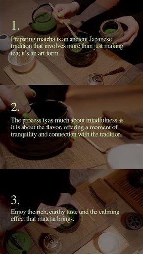 The Art of Preparing Matcha: A Traditional Japanese Tea Experience 🍵 #japanesegreentea #song #fyp