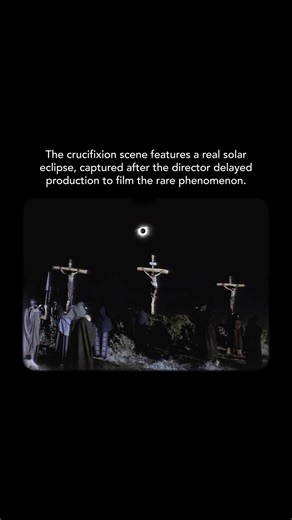 Barabbas (1961) follows the man spared instead of Jesus, living with the weight of that choice long after the crucifixion. One of its most haunting moments comes during the execution scene, where the sky darkens not through visual effects, but because the filmmakers waited to capture a real solar eclipse. That decision gives the scene an unsettling realism, making the moment feel less staged and more like history briefly breaking through the screen. | Movie LUTs